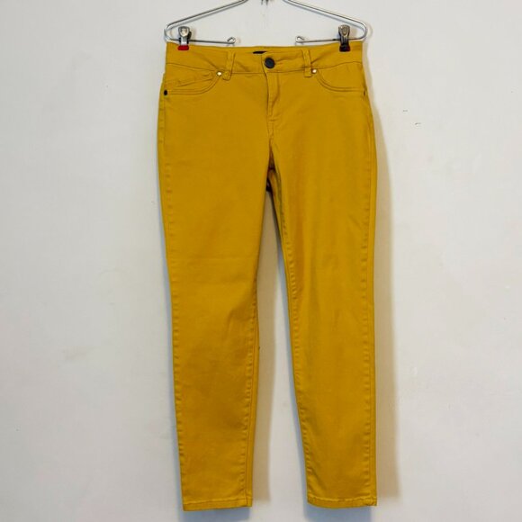 1822 Denim Womens Yellow Size 6 Ankle Skinny Super Soft High Tech Stretch Jeans - Picture 1 of 10